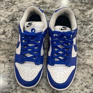 Nike Men's Royal Blue Dunk Low Sneakers/Tennis Shoes